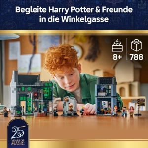 Set LEGO Harry Potter - Magazinul Borgin si Burkes si Kesselladen, 8 Minifigurine - Img 2
