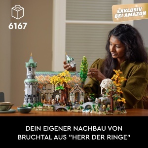 Set LEGO Icons Bruchtal - 6167 piese, 15 minifigurine, pentru adulti - Img 2