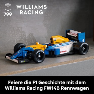Set LEGO Icons Williams Racing FW14B 10353 cu Nigel Mansell Masina F1 de Colectie - Img 2