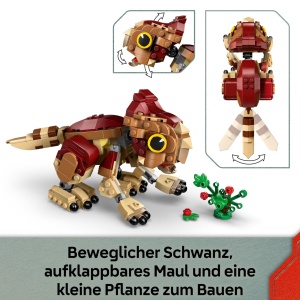 Set LEGO Jurassic World Babydinosaurier Dolores Aquilops, 339 piese, pentru copii de la 7 ani - Img 6