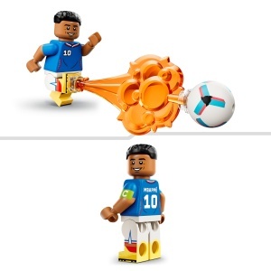 Set LEGO Kylian Mbappe 43013 - Model 3D cu Minifigur, 490 piese, Cadou pentru Sportivi - Img 4
