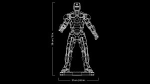 Set LEGO Marvel Iron Man Mark 3 - 1297 piese, figura mobila, cadou creativ - Img 7