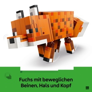 Set LEGO Minecraft Fuchs 21588, 497 piese, figura mobila pentru copii de 10 ani - Img 5