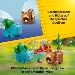 Set LEGO Pokemon SMART Play Bisasam si Bidiza, 240 piese, varsta 7 - Img 3