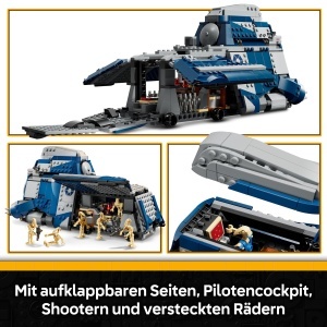 Set LEGO Star Wars MTT Separatisti 75435, 976 piese, pentru copii 9 - Img 4