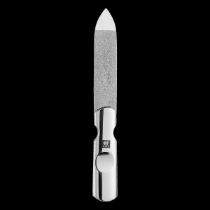 Set manichiura ZWILLING Classic, 3 piese, instrumente din otel inoxidabil, etui din piele rosie - Img 3