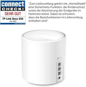 Set Mesh Wi-Fi TP-Link Deco X50, 3000 Mbits, Dual Band, 2 unitati - Img 2