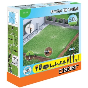 Set Micro-Sprinkler Claber pentru suprafete de pana la 50 m, 25 m furtun, consum redus de apa - Img 2