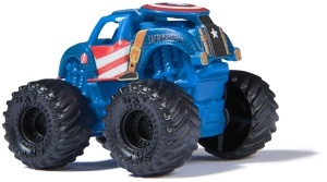 Set Mini-Truckuri Monster Jam Marvel - Black Panther, Captain America, Iron Man, 187 - Img 7