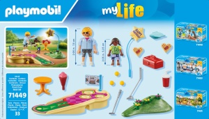 Set Minigolf PLAYMOBIL myLife 71449, pentru copii de la 4 ani, cu accesorii incluse - Img 8