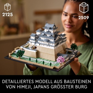 Set model LEGO Architecture Burg Himeji 21060, pentru adulti, cu 4 copaci de cires - Img 2