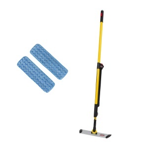 Set Mop cu Microfibra Rubbermaid Commercial Hygen Pulse, 0.6L, Galben