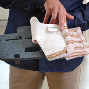 Set mopuri Polti pentru parchet, compatibile cu Unico, din microfibra, lavabile - Img 2