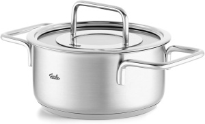 Set Oale Fissler Pure Collection 4 piese, otel inoxidabil, inductie, cu capac din sticla - Img 6