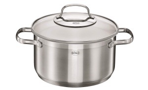 Set oale si tigai ROSLE Elegance, 10 piese, inox, compatibil inductie, cu capac de sticla - Img 2
