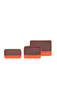 Set Organizator valiza Samsonite TA Revolution, 3 Piese, Portocalie, Compacta - Img 2