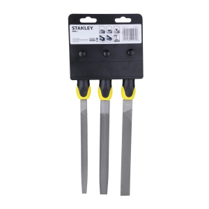 Set pile Stanley 0-22-464, 3 piese, lungime 200 mm, otel carbon, maner ergonomic - Img 4