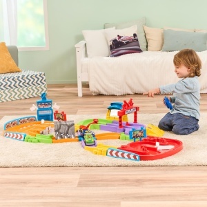 Set pista VTech Tut Tut Baby Flitzer cu RC si accesorii pentru copii - Img 4