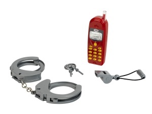 Set politie Theo Klein cu accesorii pentru copii de la 3 ani