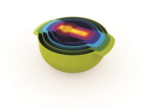 Set preparare alimente Joseph Joseph Nest 9 Plus 9 piese compact multicolor