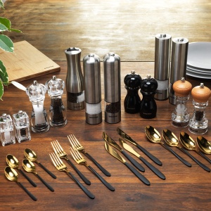 Set rasnite sare si piper Salter 7606 CLXR mecanism ceramica diamant reglabil BPA-Free - Img 8
