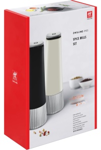Set Rasnite ZWILLING Spices 2 piese mecanism ceramic ajustabil alb si negru - Img 8