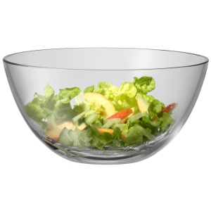 Set Salat WMF Taverno, 3 piese, bol sticla 23,5 cm, utensile inox 25 cm - Img 5