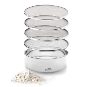 Set sita Lacor 68340 4 site interschimbabile inox argintiu 20 cm - Img 1