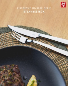 Set Steak ZWILLING 12 piese, pentru 6 persoane, inox, cutite si furculite - Img 7