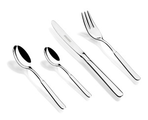 Set tacamuri MONIX Milan, 24 piese, inox 1810, design modern - Img 3