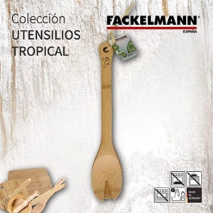 Set tacamuri salata Fackelmann bambus 34 cm maro - Img 4