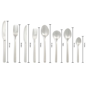Set tacamuri Salter Winslow BW12427EU7 44 piese otel inoxidabil service pentru 6 persoane garantie 25 ani - Img 5