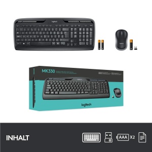 Set Tastatura si Maus Logitech MK330, Wireless, 11 Taste Speciale, Design Compact - Img 8
