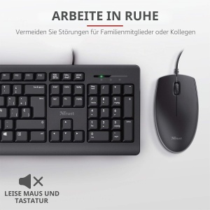 Set Tastatura si Maus Trust Taro, QWERTY Spania, Spritzwassergeschutz, Plug-and-Play - Img 3