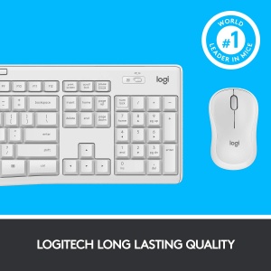 Set Tastatura si Mouse Logitech MK295, tehnologie SilentTouch, culoare alb - Img 8