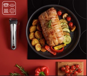 Set tigai si oale Tefal Ingenio Unlimited 8 piese Negru Antiaderent Inductie - Img 8