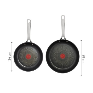 Set tigai Tefal Jamie Oliver E304S244, 2428 cm, antiaderente, compatibile cu toate tipurile de plite - Img 6