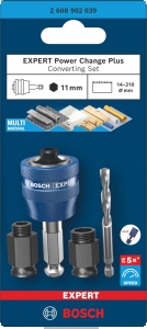 Set Umrust Bosch EXPERT Power Change Plus pentru Lochsage, 7,15 mm, 2 Adaptoare - Img 2