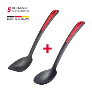 Set ustensile de bucatarie Westmark, 2 piese, plastic, negrurosu, cu scala masurare - Img 2