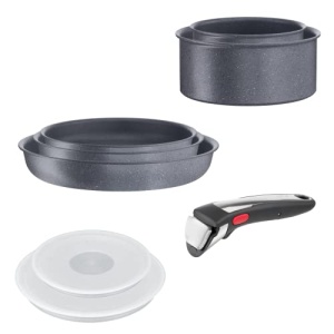 Set vase de gatit Tefal Ingenio L7669802 8 piese Inductie Antiaderent Maner detasabil - Img 2