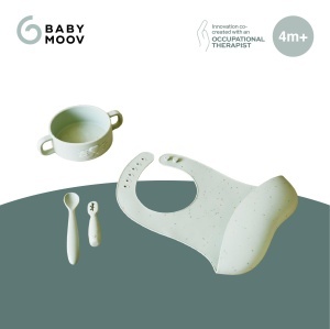 Set vase pentru bebelusi Babymoov Mini Arty 4 piese silicon BPA free - Img 3