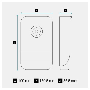 Set videointerfon LEGRAND EASYKIT Plus monitor 7 inch camera wide-angle IP54 IK07 - Img 5