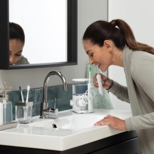 Set Waterpik Sensonic CC-04 Alb - Periuta electrica si irigator bucal reincarcabil - Img 7