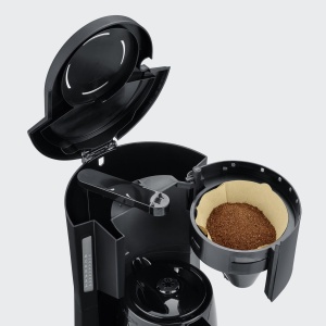 SEVERIN Aparat de cafea cu filtru cu ulcior termic, aparat de cafea pentru pana la 8 cani, aparat cu filtru atractiv cu ulcior de vid, negru, 1 litru, KA 9306 - Img 6