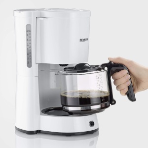 SEVERIN Aparat de cafea Tip cu ulcior de sticla cafea aromata preparata rapid si silentios cu aparat de cafea pentru pana la 10 cani aparat de cafea c - Img 6