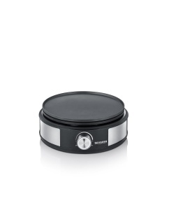 SEVERIN Fondue-Crepes Combo, set fondue care poate fi spalat in masina de spalat vase cu 8 furculite cu coduri de culori, Fondue Crepes Maker Combi din otel inoxidabil, negru, FO 2471 - Img 7