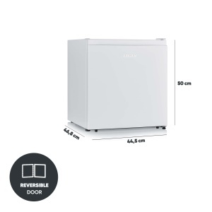 Severin KB 8884 Mini Frigider 45L Usa Reversibila Alb - Img 4