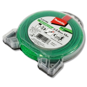 Sfoara de taiere Makita E-01769, 2,0 mm x 15 m, Nylon, verde, reducere zgomot - Img 2