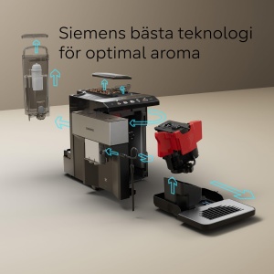 Siemens aparat de cafea complet automat EQ500 Home Connect AromaDouble Shot AutoMilk Clean CeramDrive KaffeeeSelect Display oneTouch DoubleCup otel in - Img 7