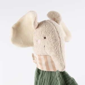Sigikid Schmusetuch Elefant Tiny Tissues 39927 Material 100 Bumbac - Img 5